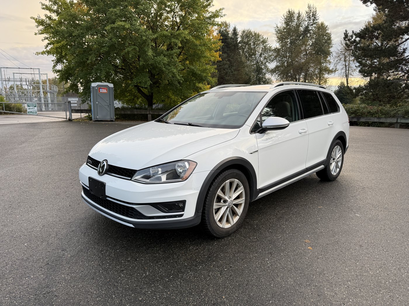 2017 VW Alltrack after repair
