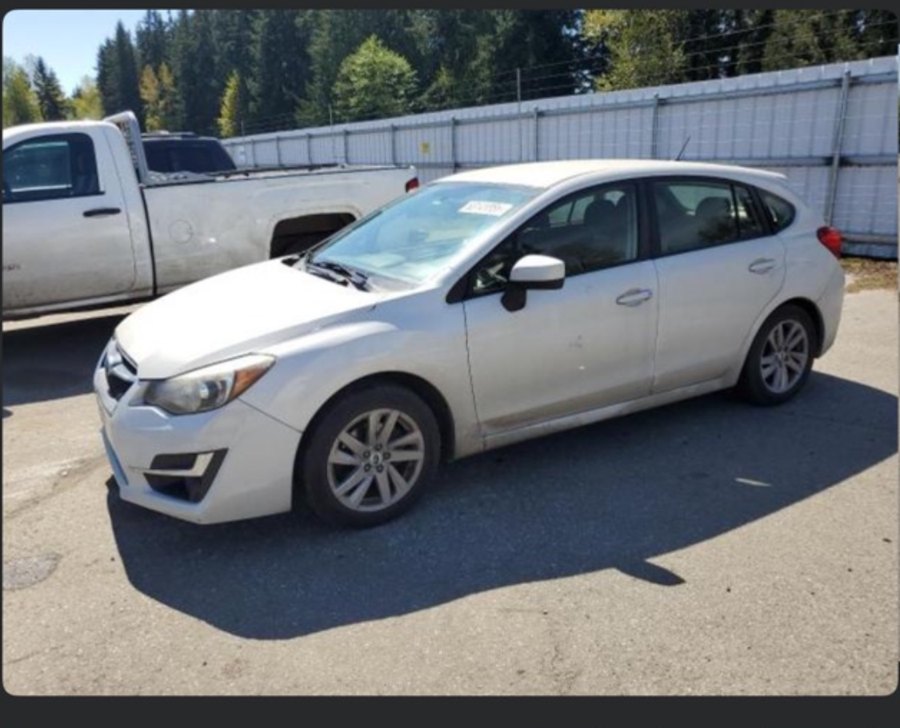 2016 Subaru Impreza at auction
